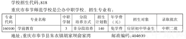 重庆市奉节师范学校