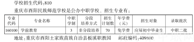 重庆市酉阳民族师范学校